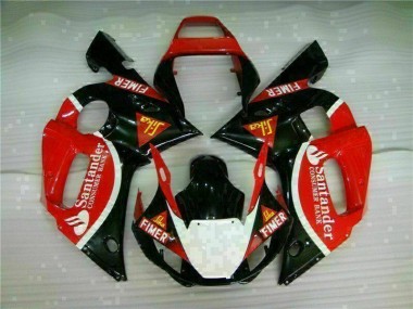 Carénages Moto R6 1998-2002 - Rouge Noir
