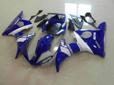Carénages Moto R6 2003-2005 - Bleu Blanc