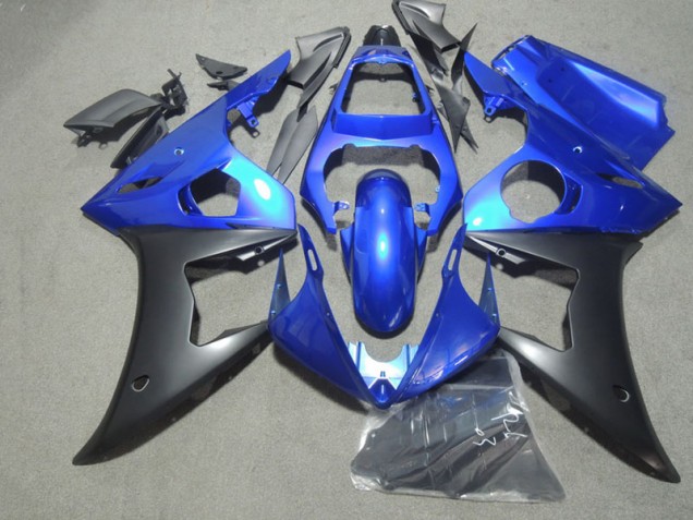 Carénages Moto R6 2003-2005 - Bleu Noir Carénages Moto R6 2003-2005 - Bleu Noir