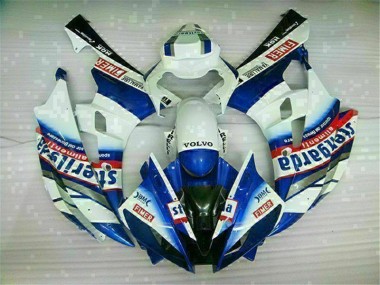 Carénages Moto R6 2006-2007 - Blanc Bleu