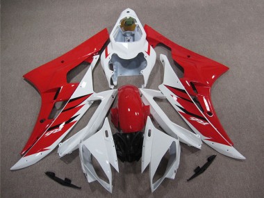 Carénages Moto R6 2006-2007 - Rouge Blanc