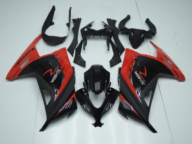 Carénages Moto ZX 300R 2013-2016 - Rouge Noir Carénages Moto ZX 300R 2013-2016 - Rouge Noir