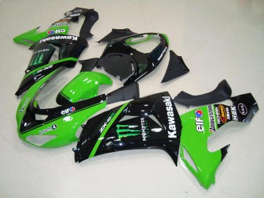 Carénages Moto ZX10R 2006-2007 - Vert Monster