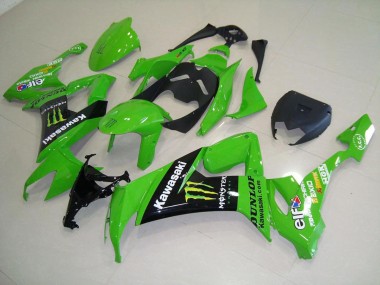 Carénages Moto ZX10R 2008-2010 - Vert Monster
