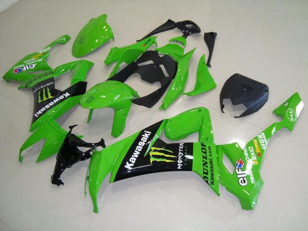 Carénages Moto ZX10R 2008-2010 - Vert Monster