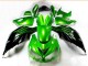 Carénages Moto ZX14R ZZR 1400 2012-2021 - Noir Vert Carénages Moto ZX14R ZZR 1400 2012-2021 - Noir Vert