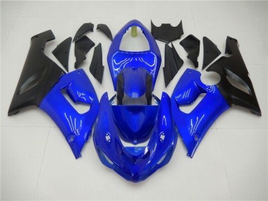 Carénages Moto ZX6R 2005-2006 - Bleu