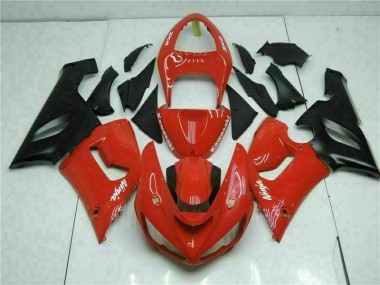 Carénages Moto ZX6R 2005-2006 - Rouge