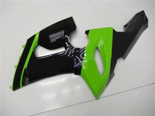 Carénages Moto ZX6R 2005-2006 - Vert Noir Carénages Moto ZX6R 2005-2006 - Vert Noir