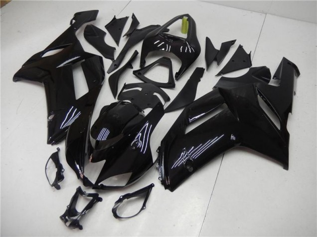 Carénages Moto ZX6R 2007-2008 - Noir Brillant