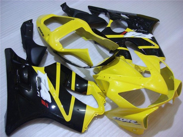 Carrosserie Moto CBR 600 F4i 2001-2003 - Jaune Noir Carrosserie Moto CBR 600 F4i 2001-2003 - Jaune Noir