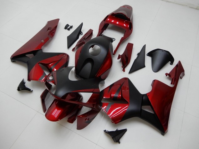 Carrosserie Moto CBR 600 RR 2003-2004 - Rouge Noir Carrosserie Moto CBR 600 RR 2003-2004 - Rouge Noir