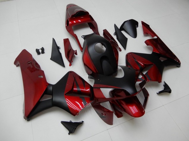 Carrosserie Moto CBR 600 RR 2003-2004 - Rouge Noir Carrosserie Moto CBR 600 RR 2003-2004 - Rouge Noir