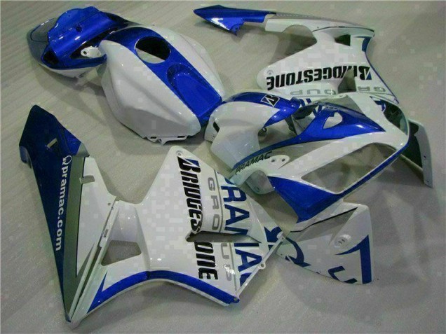 Carrosserie Moto CBR 600 RR 2005-2006 - Blanc Bleu Carrosserie Moto CBR 600 RR 2005-2006 - Blanc Bleu