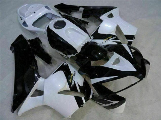 Carrosserie Moto CBR 600 RR 2005-2006 - Blanc Noir Carrosserie Moto CBR 600 RR 2005-2006 - Blanc Noir