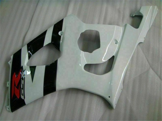 Carrosserie Moto GSXR 1000 K3 2003-2004 - Blanc Noir Carrosserie Moto GSXR 1000 K3 2003-2004 - Blanc Noir