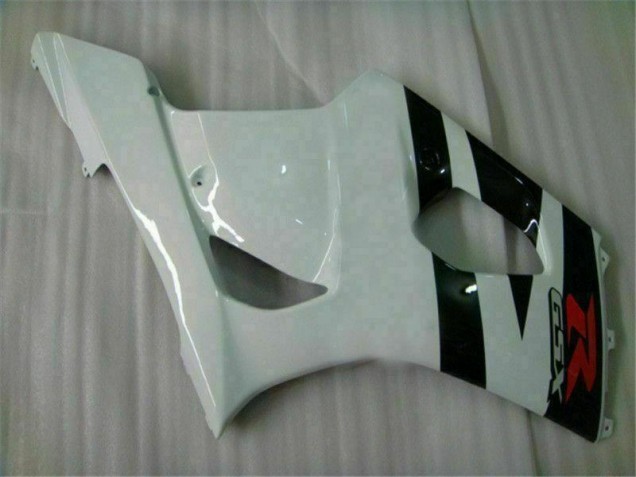 Carrosserie Moto GSXR 1000 K3 2003-2004 - Blanc Noir Carrosserie Moto GSXR 1000 K3 2003-2004 - Blanc Noir