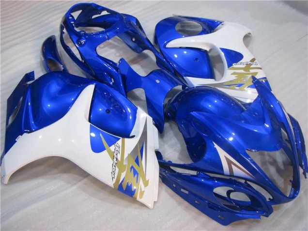 Carrosserie Moto GSXR 1300 Hayabusa 2008-2019 - Bleu Blanc Carrosserie Moto GSXR 1300 Hayabusa 2008-2019 - Bleu Blanc