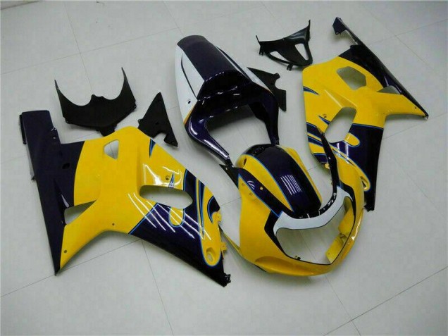 Carrosserie Moto GSXR 600 / 750 K1 K2 K3 2001-2003 - Jaune Carrosserie Moto GSXR 600 / 750 K1 K2 K3 2001-2003 - Jaune