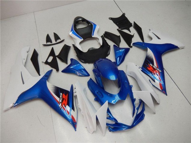 Carrosserie Moto GSXR 600 / 750 K11 2011-2024 - Bleu Blanc Carrosserie Moto GSXR 600 / 750 K11 2011-2024 - Bleu Blanc
