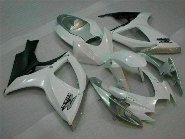Carrosserie Moto GSXR 600 / 750 K6 2006-2007 - Blanc Argent Carrosserie Moto GSXR 600 / 750 K6 2006-2007 - Blanc Argent