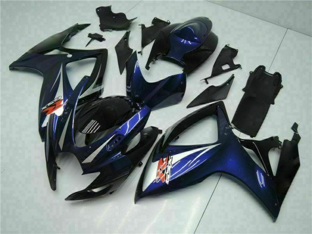 Carrosserie Moto GSXR 600 / 750 K6 2006-2007 - Noir Bleu Carrosserie Moto GSXR 600 / 750 K6 2006-2007 - Noir Bleu