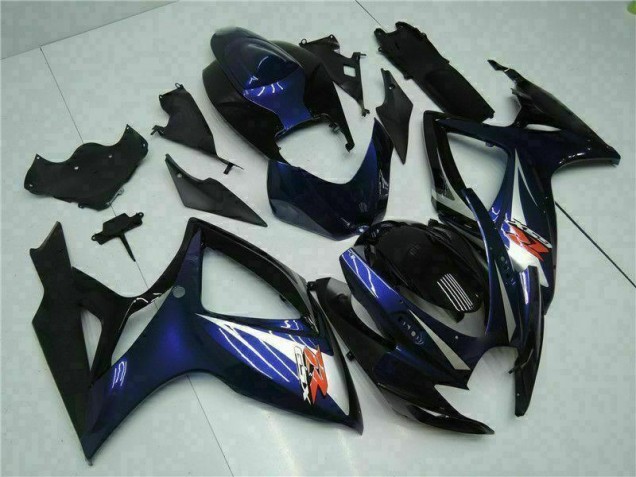 Carrosserie Moto GSXR 600 / 750 K6 2006-2007 - Noir Bleu Carrosserie Moto GSXR 600 / 750 K6 2006-2007 - Noir Bleu