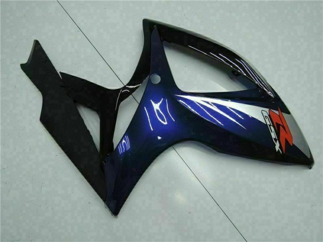 Carrosserie Moto GSXR 600 / 750 K6 2006-2007 - Noir Bleu Carrosserie Moto GSXR 600 / 750 K6 2006-2007 - Noir Bleu