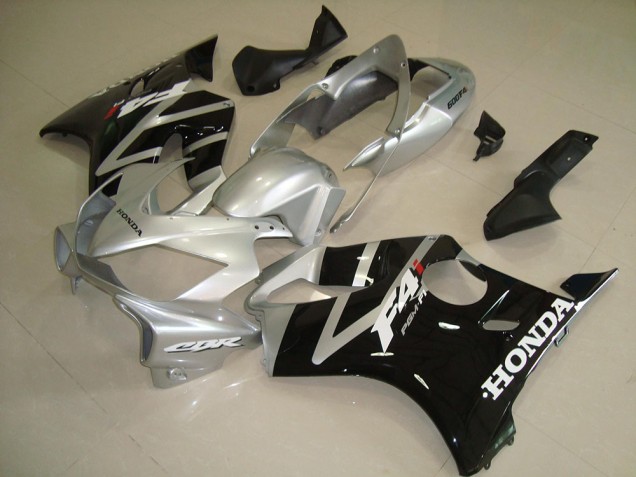 Carrosserie Moto CBR 600 F4i 2004-2007 - Noir Argent Carrosserie Moto CBR 600 F4i 2004-2007 - Noir Argent