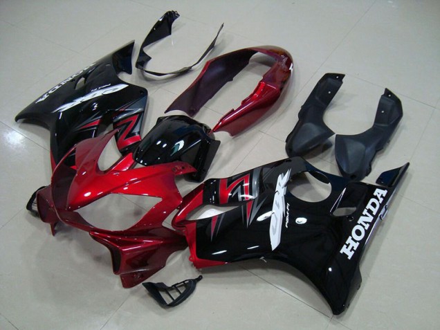 Carrosserie Moto CBR 600 F4i 2004-2007 - Noir Rouge Carrosserie Moto CBR 600 F4i 2004-2007 - Noir Rouge
