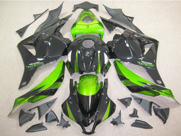 Carrosserie Moto CBR 600 RR 2009-2012 - Noir Vert Carrosserie Moto CBR 600 RR 2009-2012 - Noir Vert