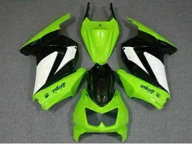 Carrosserie Moto EX250 2008-2012 - Vert Noir Ninja