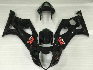 Carrosserie Moto GSXR 1000 K3 2003-2004 - Noir Brillant