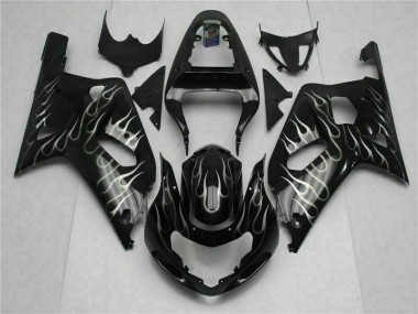 Carrosserie Moto GSXR 600 / 750 K1 K2 K3 2001-2003 - Noir