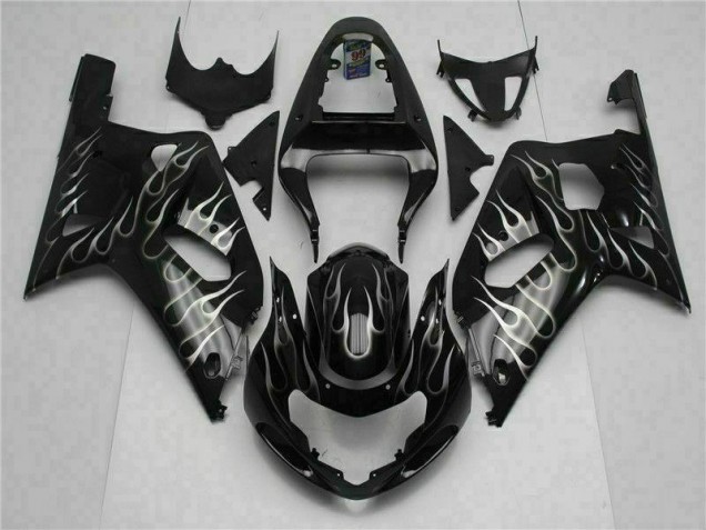 Carrosserie Moto GSXR 600 / 750 K1 K2 K3 2001-2003 - Noir Carrosserie Moto GSXR 600 / 750 K1 K2 K3 2001-2003 - Noir