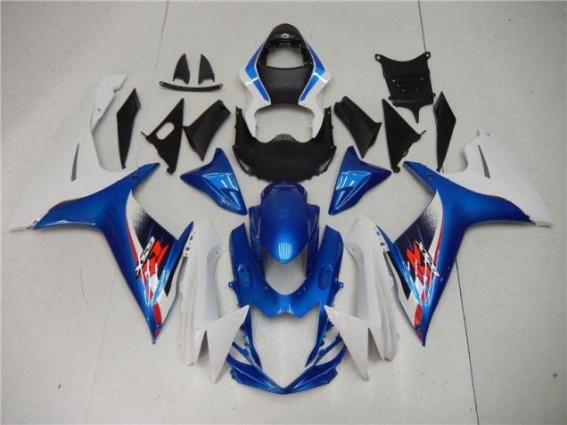 Carrosserie Moto GSXR 600 / 750 K11 2011-2024 - Bleu Blanc Carrosserie Moto GSXR 600 / 750 K11 2011-2024 - Bleu Blanc