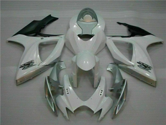 Carrosserie Moto GSXR 600 / 750 K6 2006-2007 - Blanc Argent Carrosserie Moto GSXR 600 / 750 K6 2006-2007 - Blanc Argent