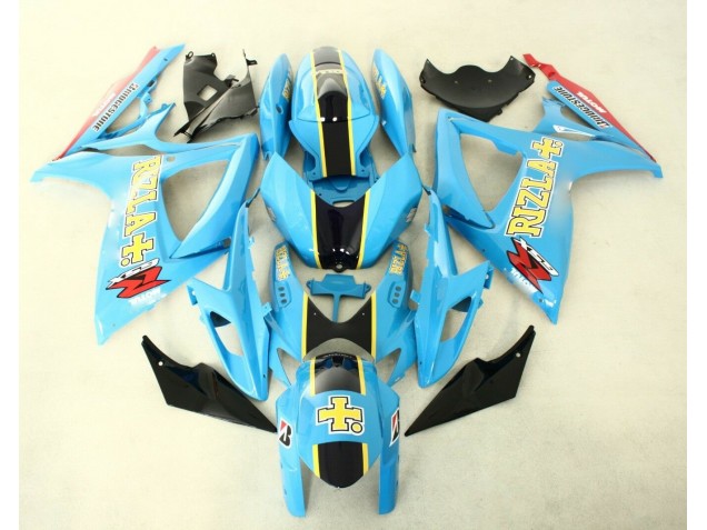 Carrosserie Moto GSXR 600 / 750 K6 2006-2007 - Bleu Noir Carrosserie Moto GSXR 600 / 750 K6 2006-2007 - Bleu Noir