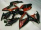 Carrosserie Moto GSXR 600 / 750 K6 2006-2007 - Noir Rouge Carrosserie Moto GSXR 600 / 750 K6 2006-2007 - Noir Rouge