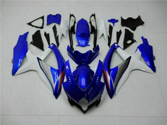 Carrosserie Moto GSXR 600 / 750 K8 2008-2010 - Bleu Blanc Carrosserie Moto GSXR 600 / 750 K8 2008-2010 - Bleu Blanc