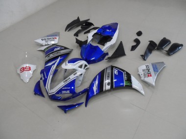 Carrosserie Moto R1 2009-2011 - Bleu Blanc