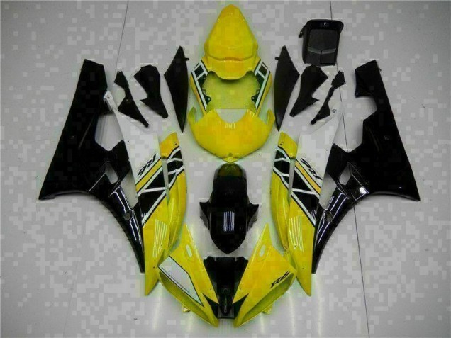 Carrosserie Moto R6 2006-2007 - Jaune Noir