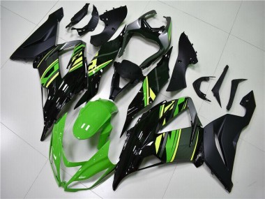 Carrosserie Moto ZX6R 2013-2018 - Vert Noir