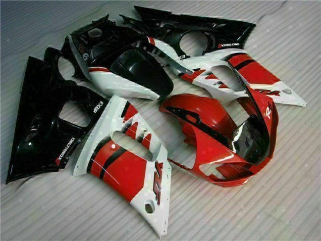Carrosserie Moto R6 1998-2002 - Rouge Noir Carrosserie Moto R6 1998-2002 - Rouge Noir