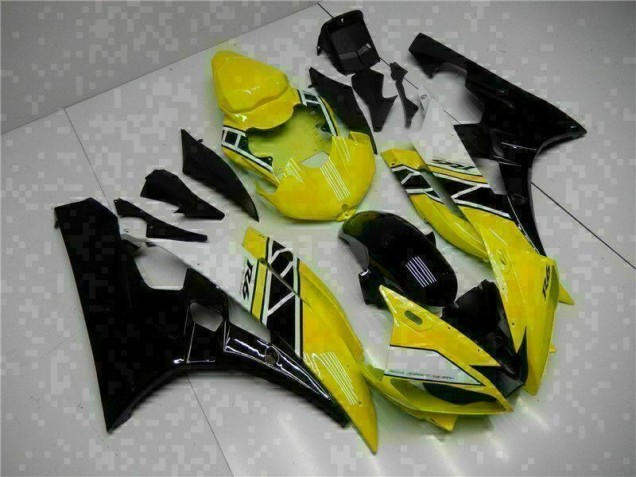 Carrosserie Moto R6 2006-2007 - Jaune Noir