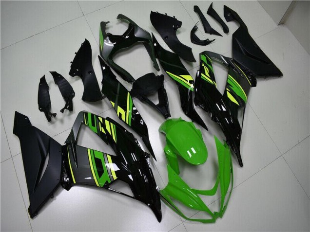 Carrosserie Moto ZX6R 2013-2018 - Vert Noir