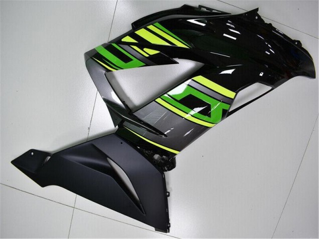Carrosserie Moto ZX6R 2013-2018 - Vert Noir