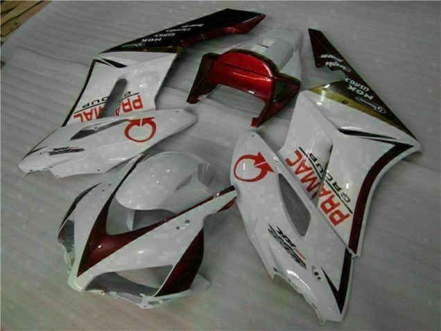 Kit Carénages Motos CBR 1000 RR 2004-2005 - Blanc Rouge