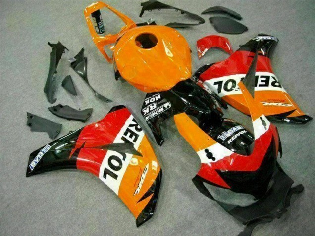 Kit Carénages Motos CBR 1000 RR 2008-2011 - Orange Repsol Kit Carénages Motos CBR 1000 RR 2008-2011 - Orange Repsol