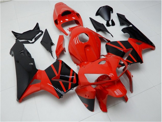 Kit Carénages Motos CBR 600 RR 2005-2006 - Rouge Noir Kit Carénages Motos CBR 600 RR 2005-2006 - Rouge Noir